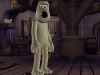 Gromit is much more animated this time round...